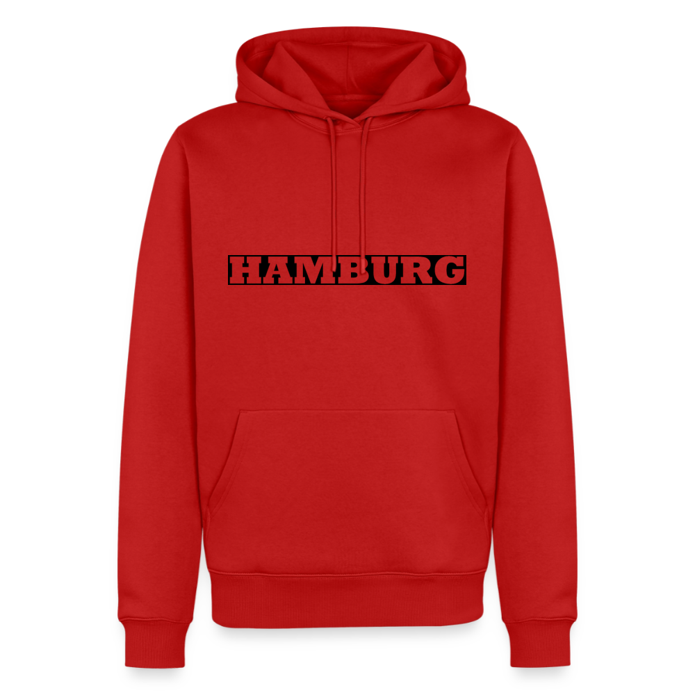 Hoodie Hamburg "Bold" Dark Edition - Rot