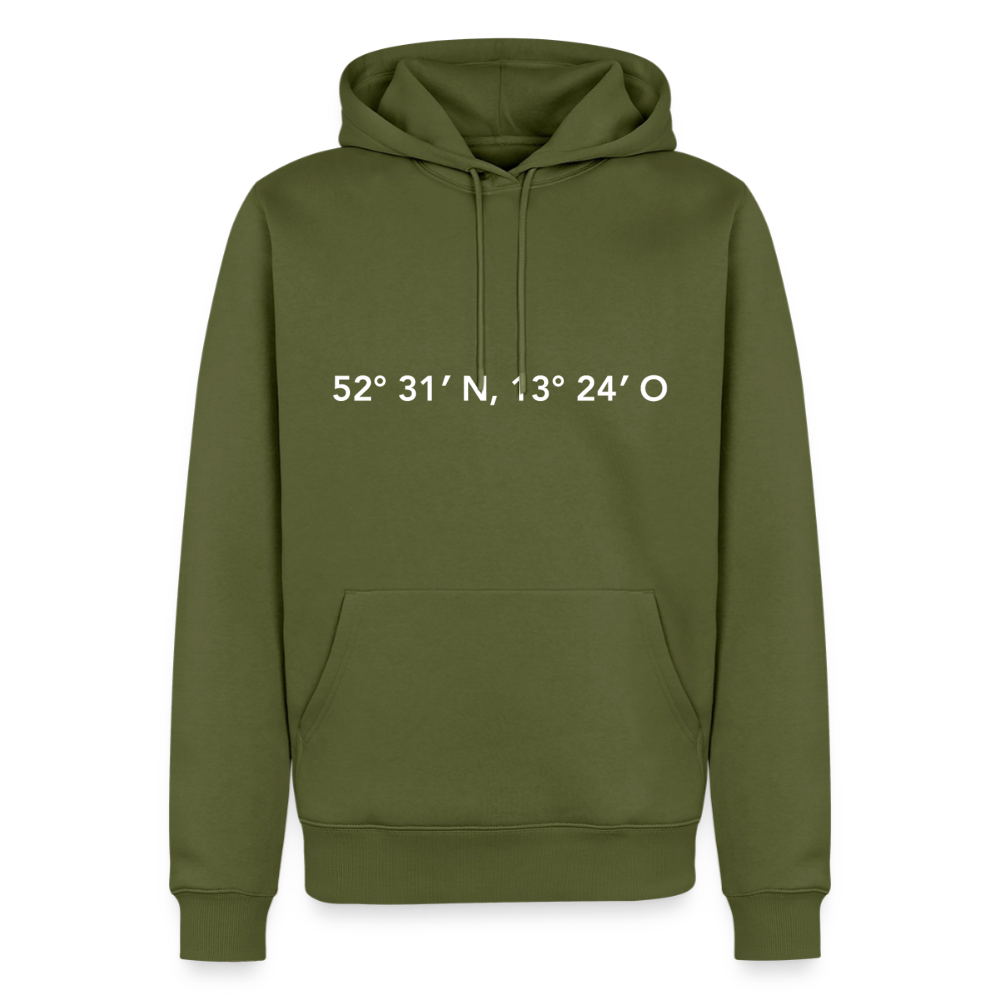 Hoodie Berlin "GPS" Bright Edition - Khaki