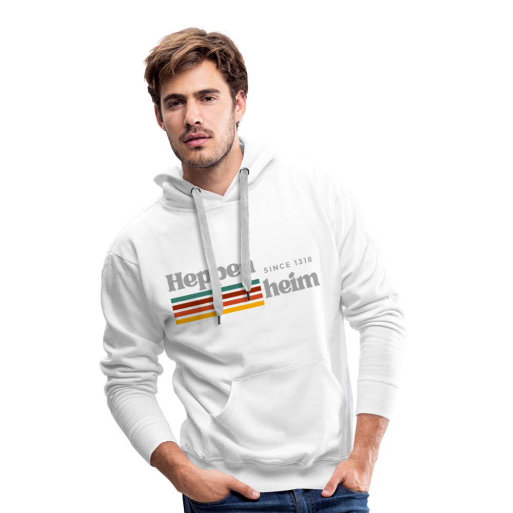 Hoodie Heppenheim "Retro" - Weiß