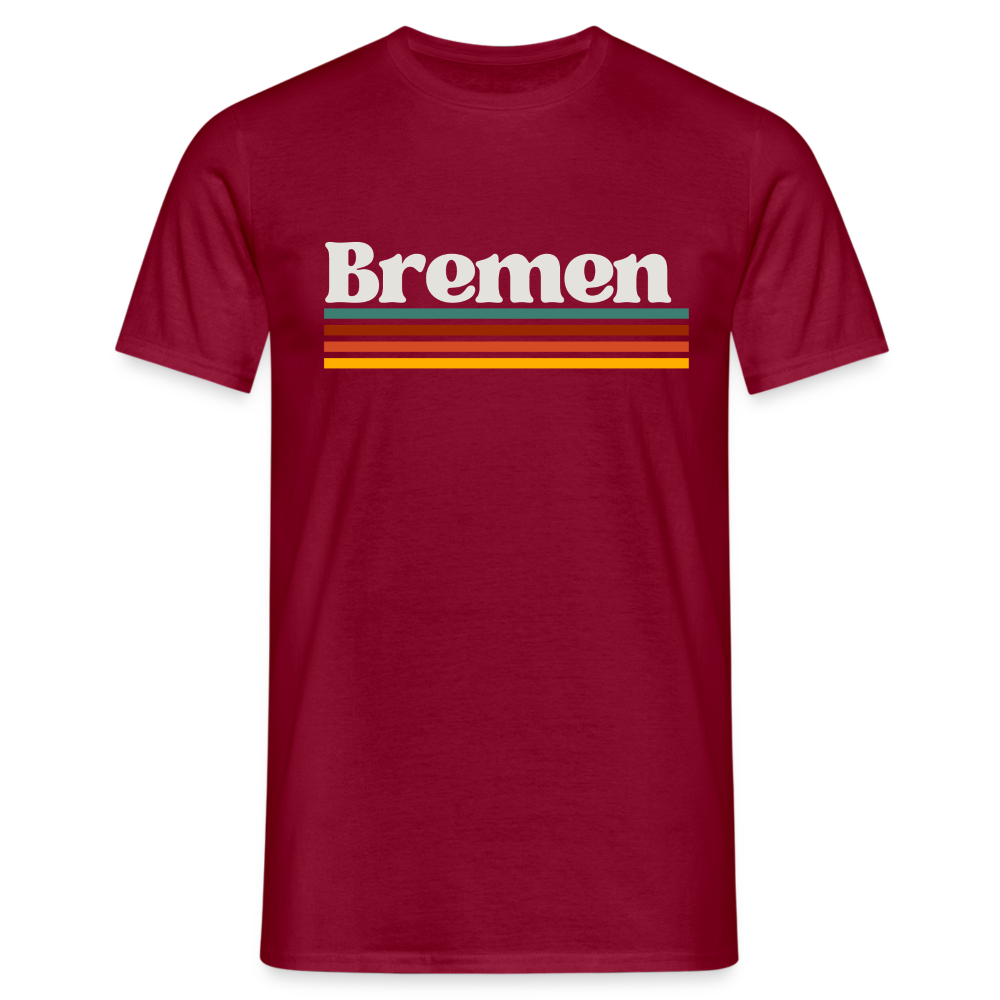 T-Shirt Bremen "Retro" - Ziegelrot