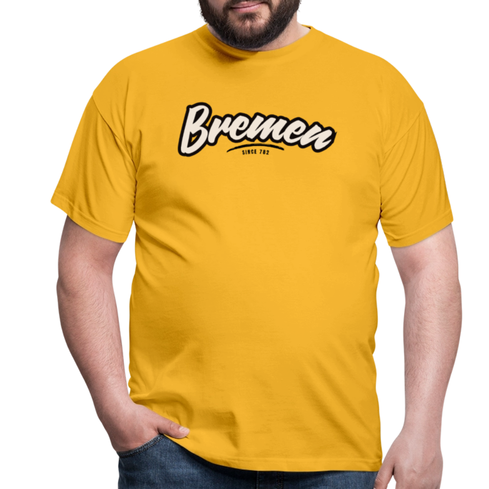 T-Shirt Bremen "Graffiti Tag" - Gelb