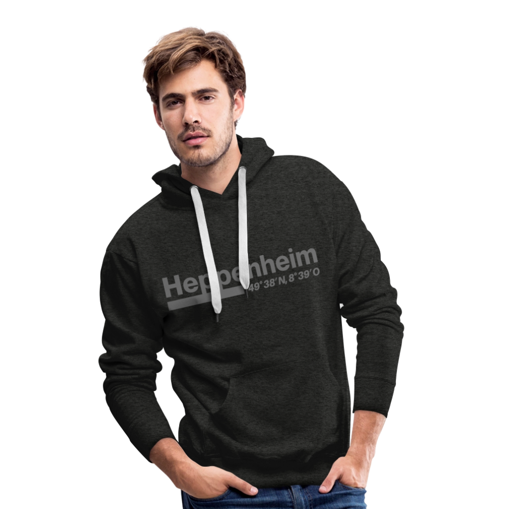Hoodie Heppenheim "Bold GPS" - Anthrazit