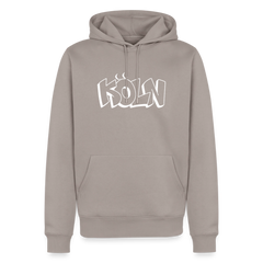 Hoodie Köln "Graffiti" Bright Edition - Taupe