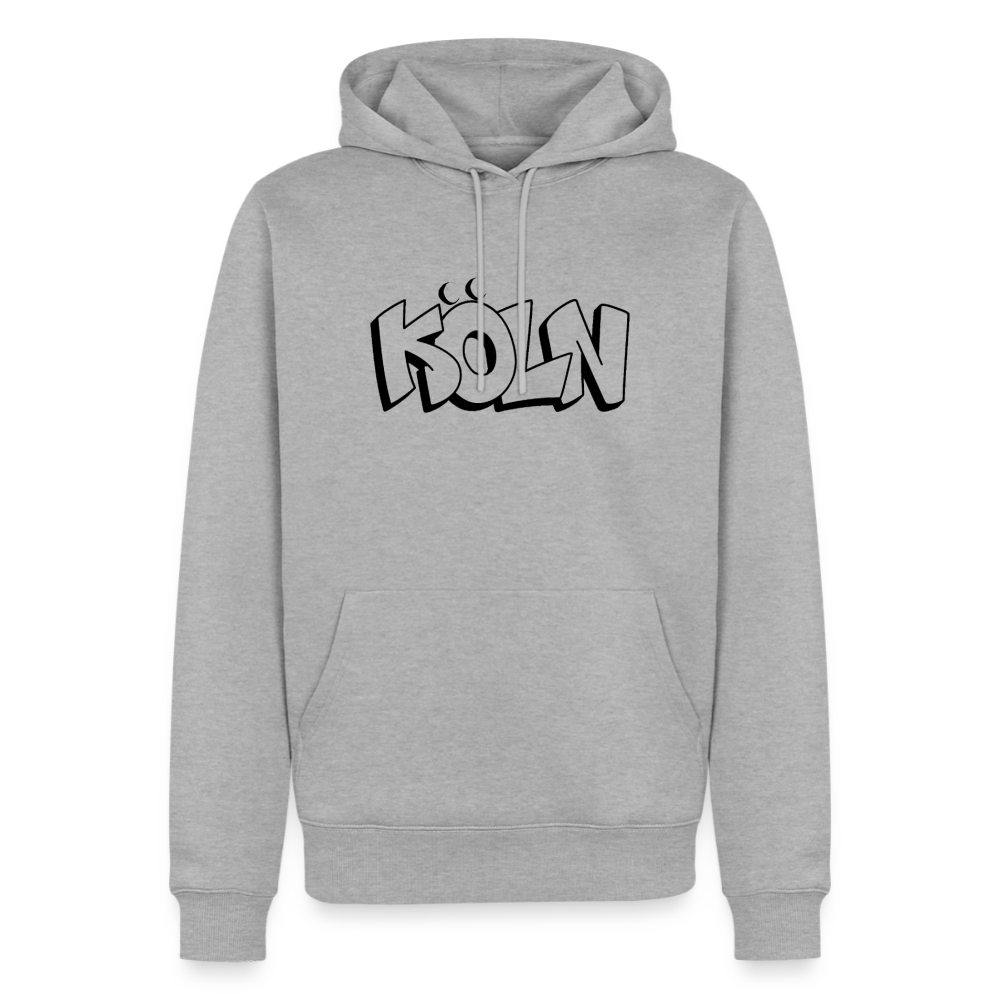 Hoodie Köln "Graffiti" Dark Edition - Grau meliert