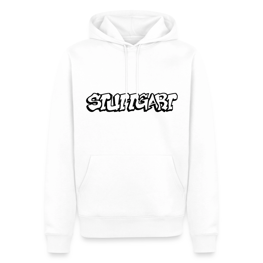 Hoodie Stuttgart "Graffiti" Dark Edition - Weiß