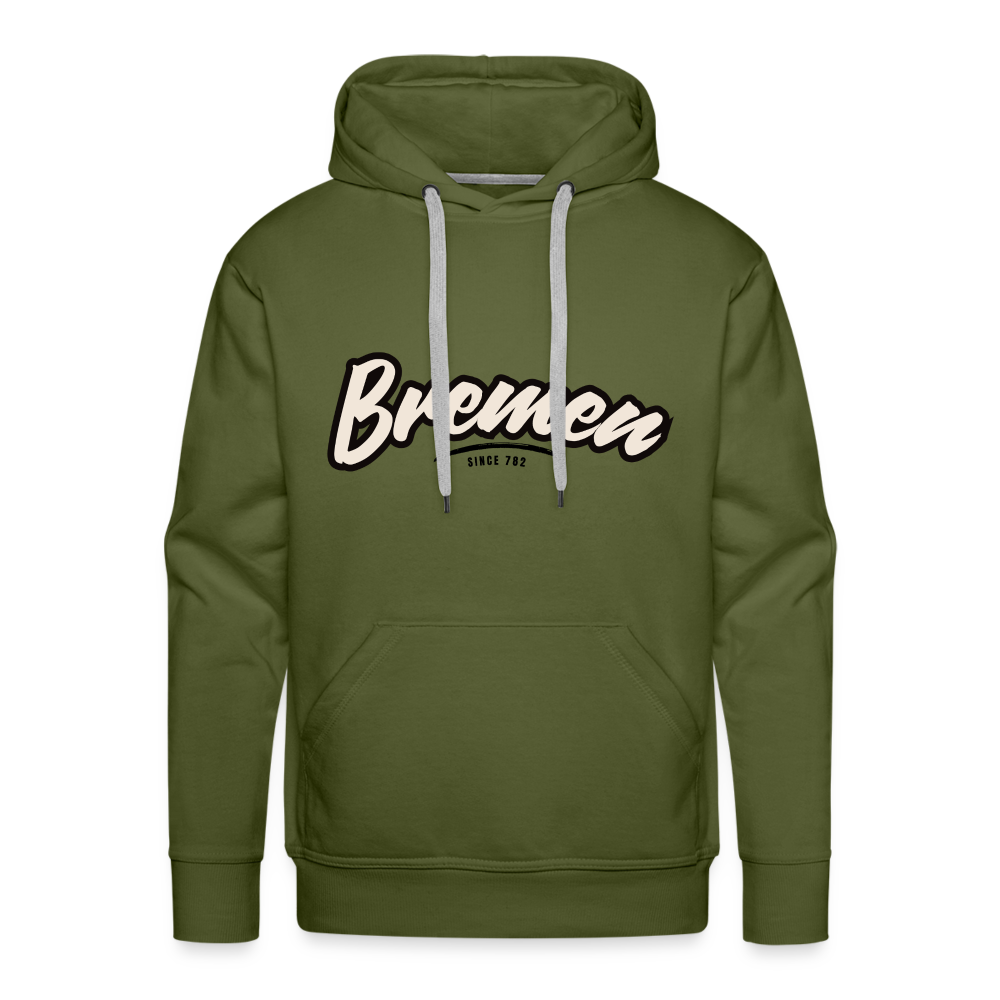 Hoodie Bremen "Graffiti Tag" - Olivgrün