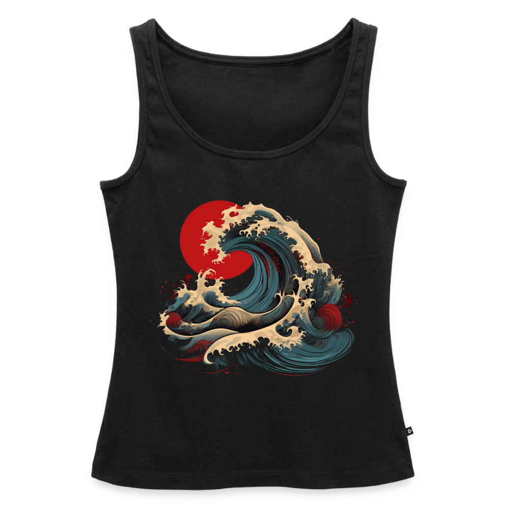 Tanktop Ladies Japan "Wave" - Schwarz