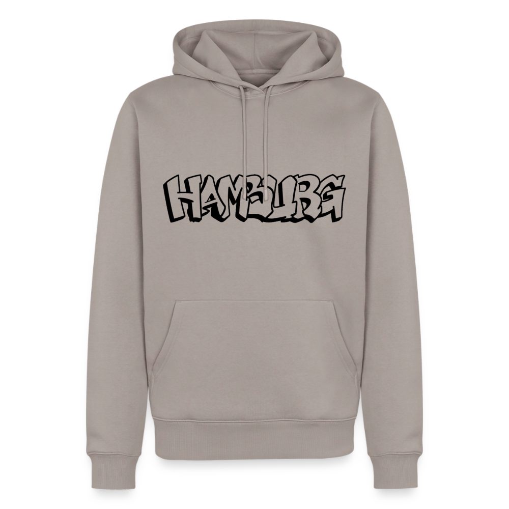 Hoodie Hamburg "Graffiti" Dark Edition - Taupe