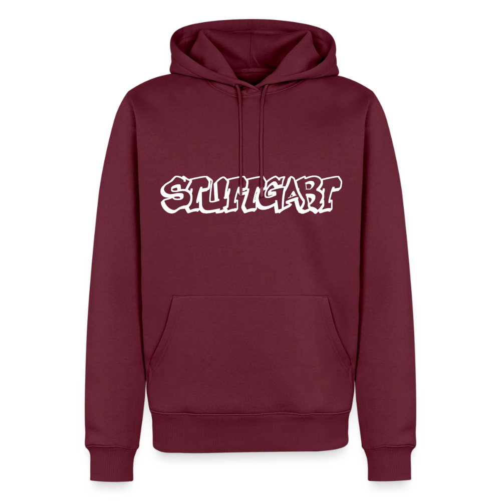 Hoodie Stuttgart "Graffiti" Bright Edition - Burgunderrot