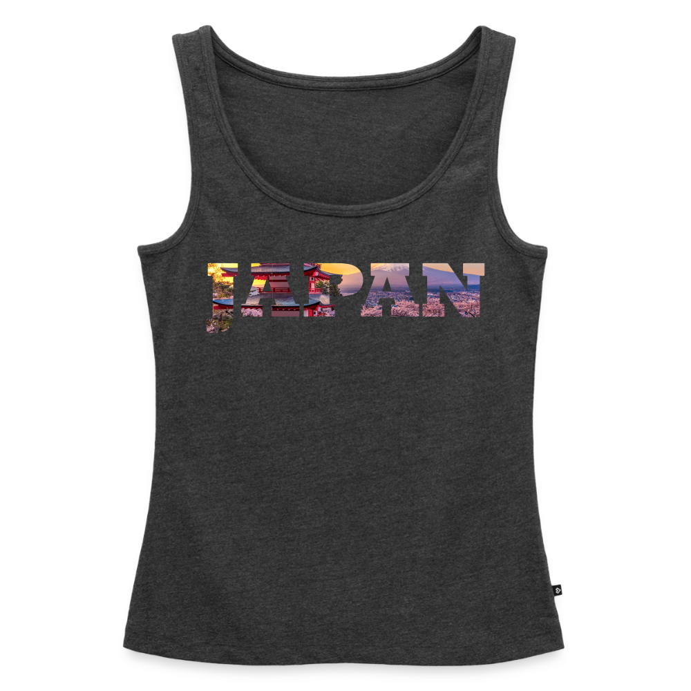 Tanktop Ladies Japan "Bold Panorama" - Anthrazit meliert
