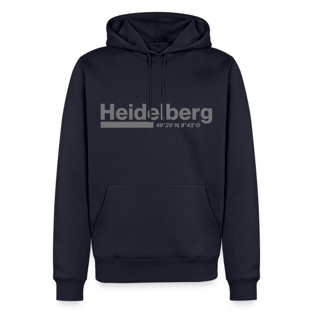 Hoodie Heidelberg "Bold GPS" - Navy