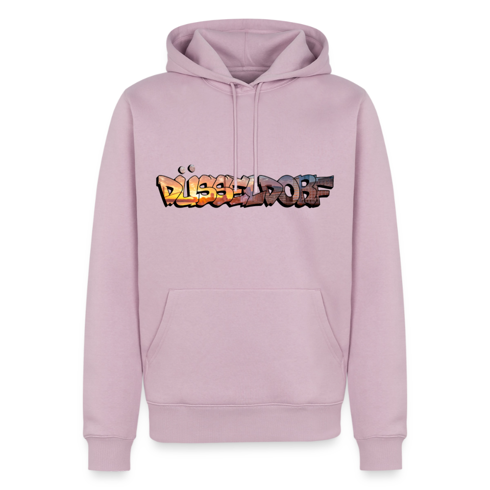 Hoodie Düsseldorf "Skyline Sunset" - Altrosa