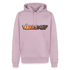 Hoodie Düsseldorf "Skyline Sunset" - Altrosa