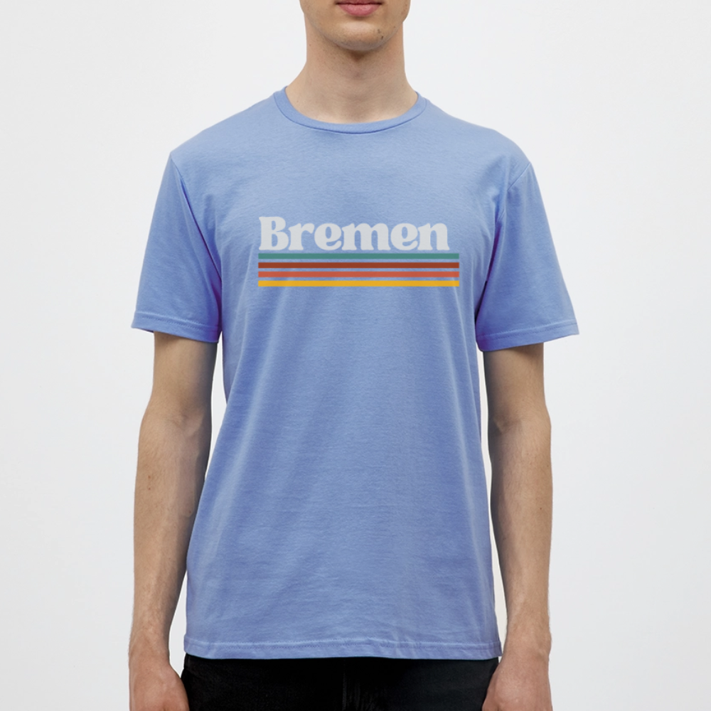 T-Shirt Bremen "Retro" - carolina blue