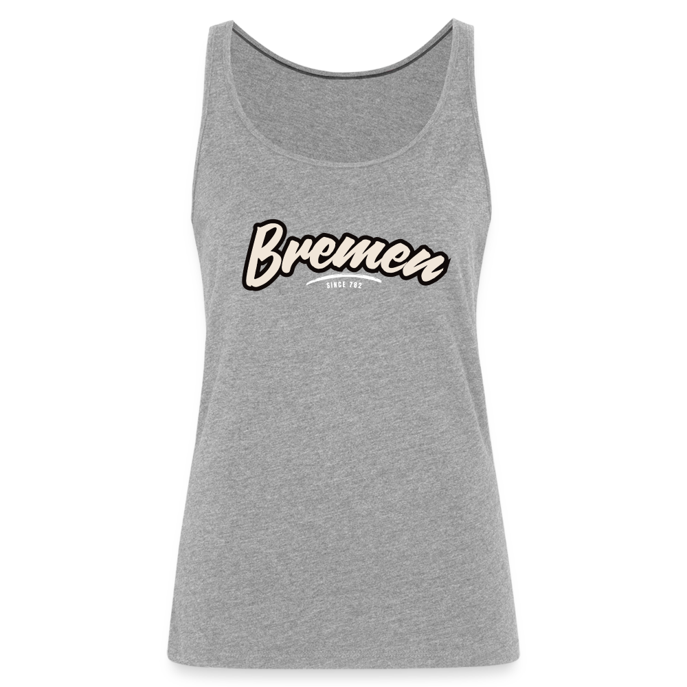 Tanktop Ladies Bremen "Graffiti Tag White" - Grau meliert