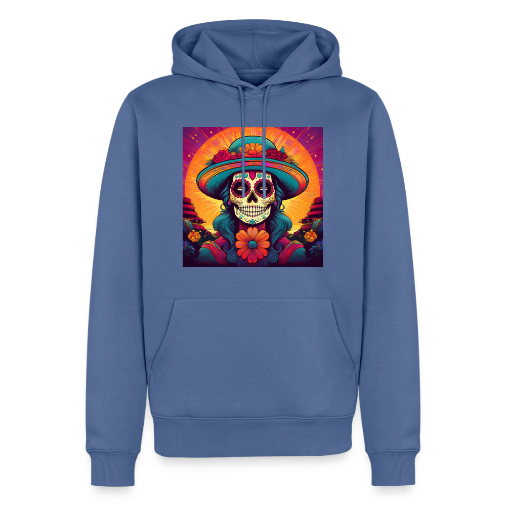 Hoodie Mexico "Mujer" - Taubenblau