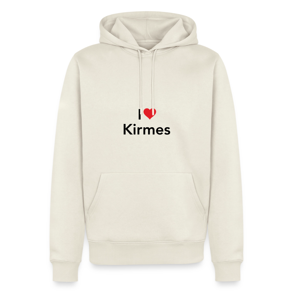 Hoodie "I Love Kirmes" Dark Edition - Naturweiß