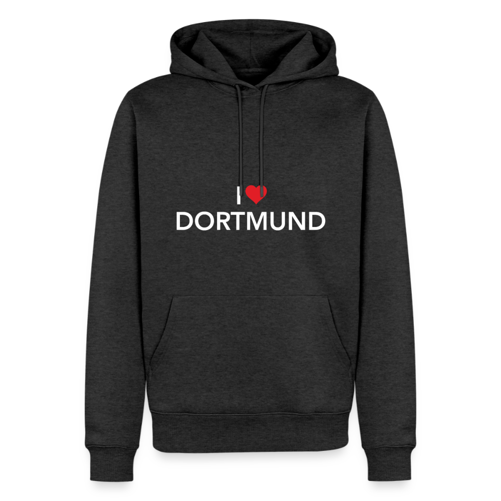 Hoodie "I Love Dortmund" - Anthrazit meliert