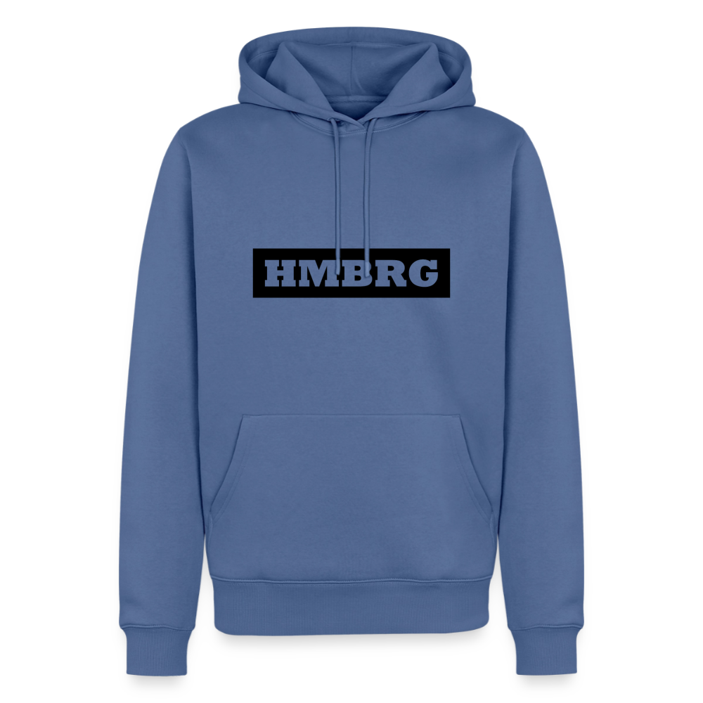 Hoodie Hamburg "HMBRG" Dark Edition - Taubenblau