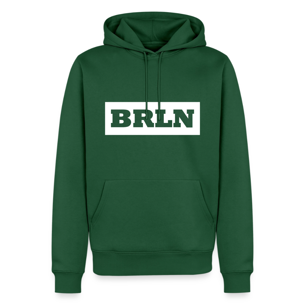 Hoodie Berlin "BRLN" Bright Edition - Flaschengrün