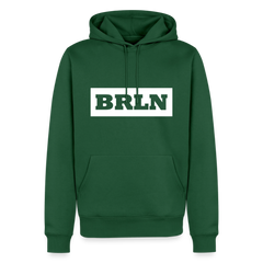 Hoodie Berlin "BRLN" Bright Edition - Flaschengrün