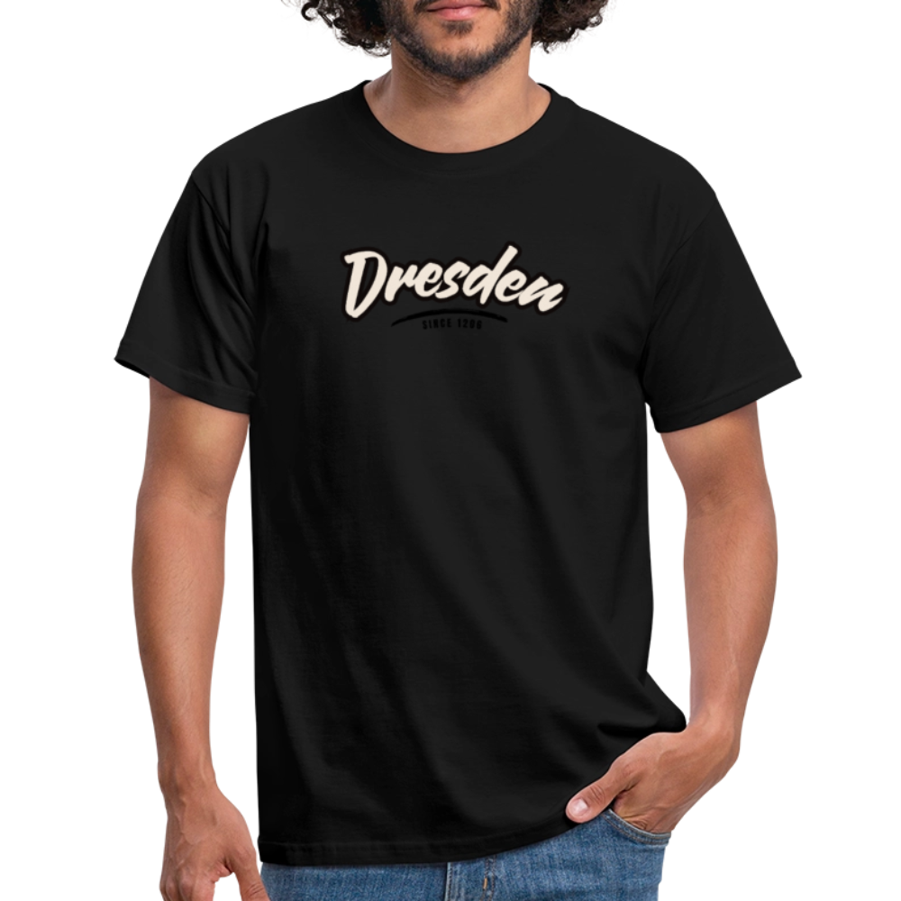 T-Shirt Dresden "Graffiti Tag" - Schwarz