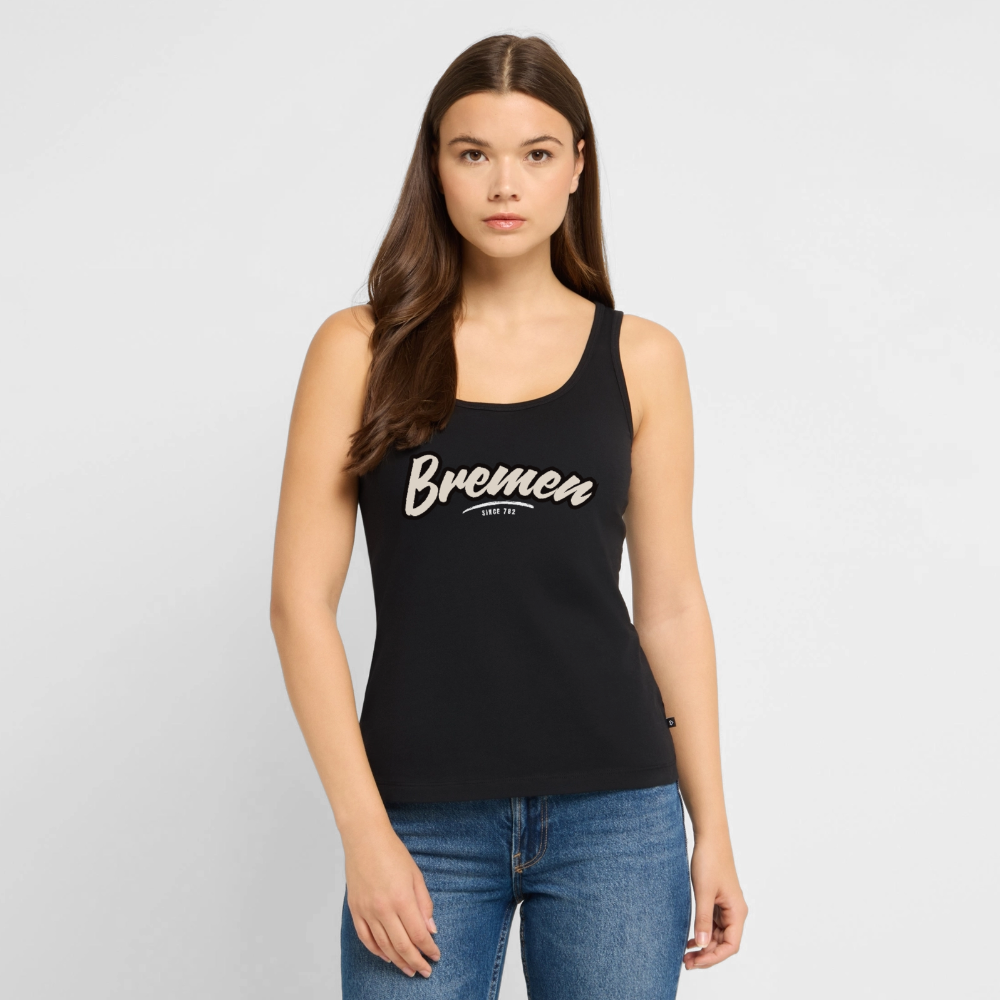 Tanktop Ladies Bremen "Graffiti Tag White" - Schwarz