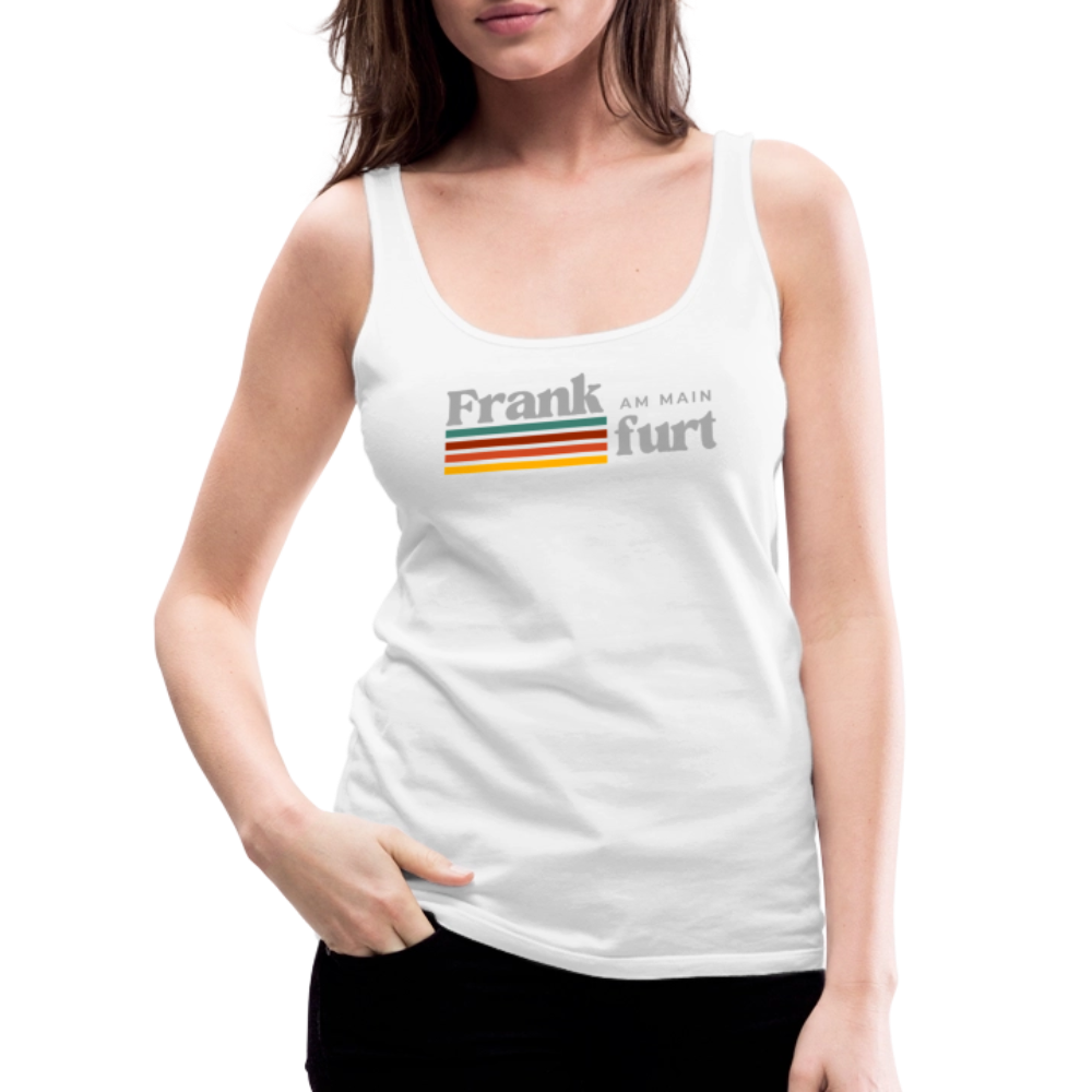 Tanktop Ladies Frankfurt (Main) "Retro" - Weiß