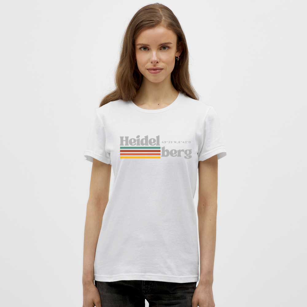 T-Shirt Ladies Heidelberg "Retro" - Weiß