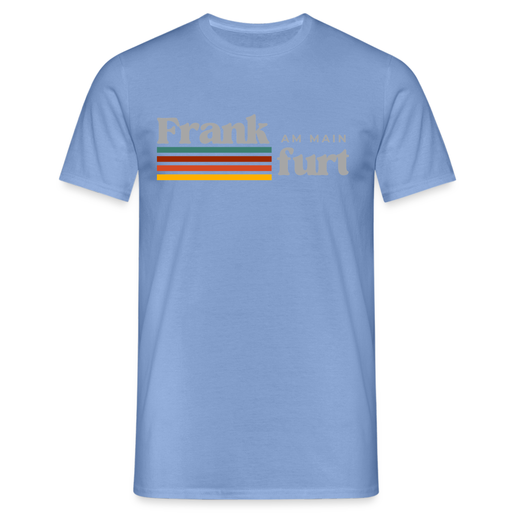 T-Shirt Frankfurt (Main) "Retro" - carolina blue