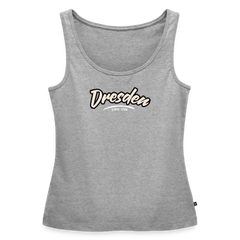 Tanktop Ladies Dresden "Graffiti Tag White" - Grau meliert