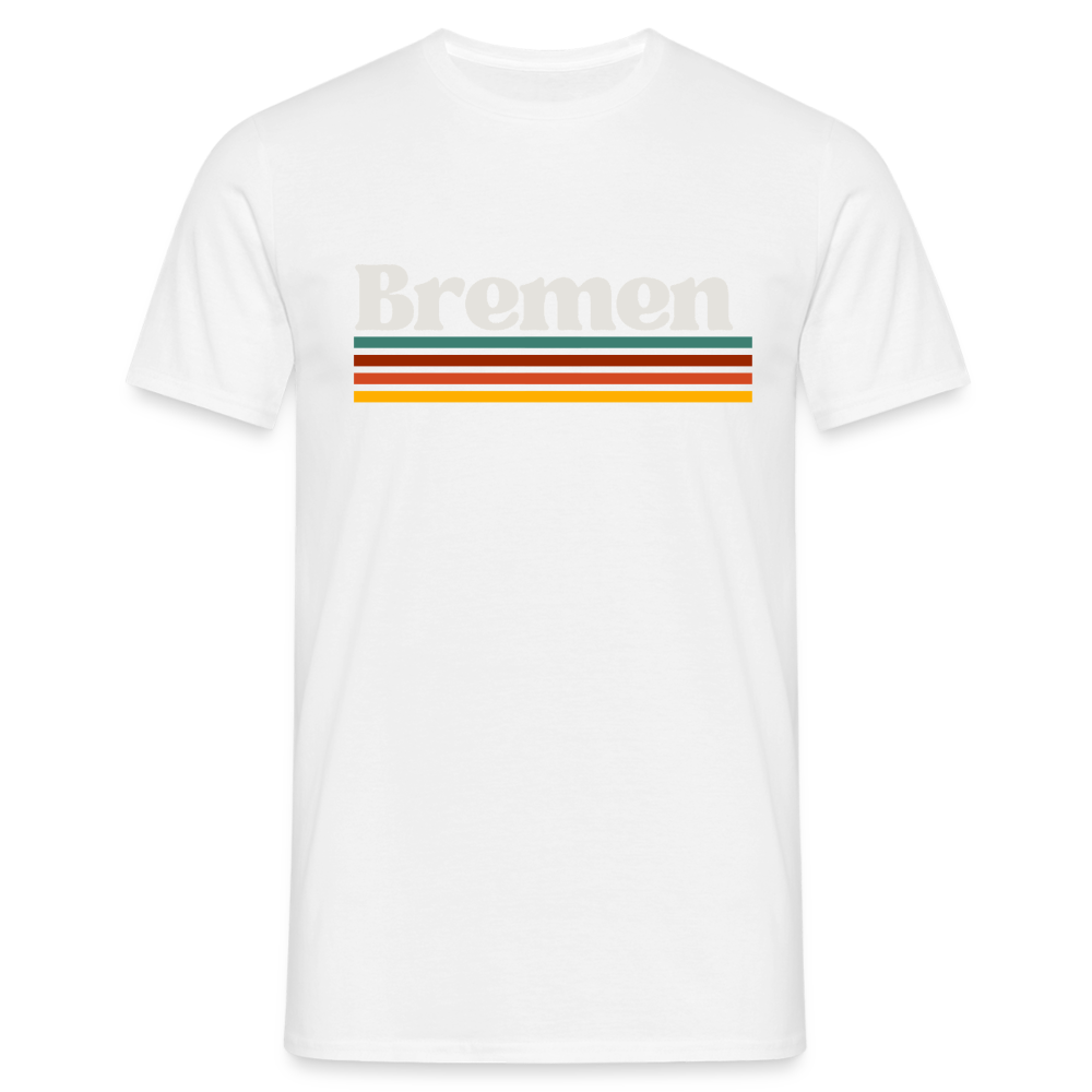 T-Shirt Bremen "Retro" - Weiß