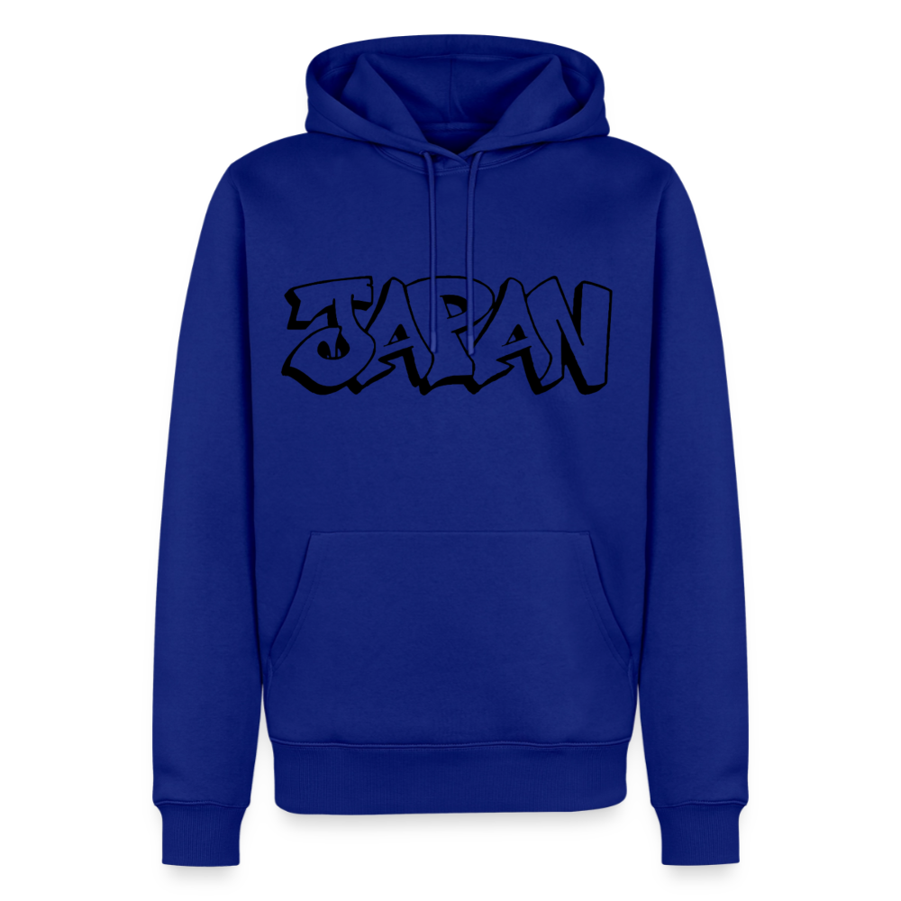 Hoodie Japan Graffiti "JP Plain" - Royalblau