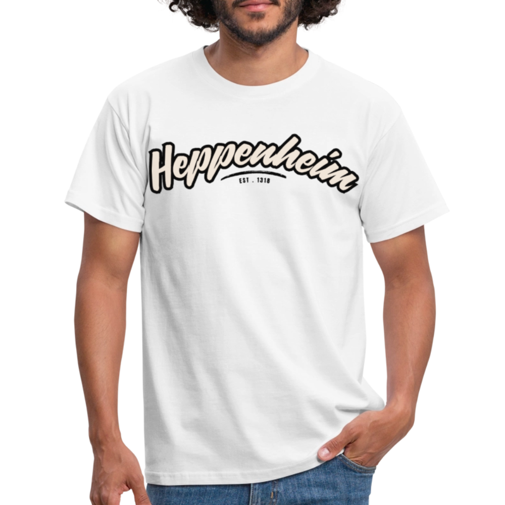 T-Shirt Heppenheim "Graffiti Tag" - Weiß