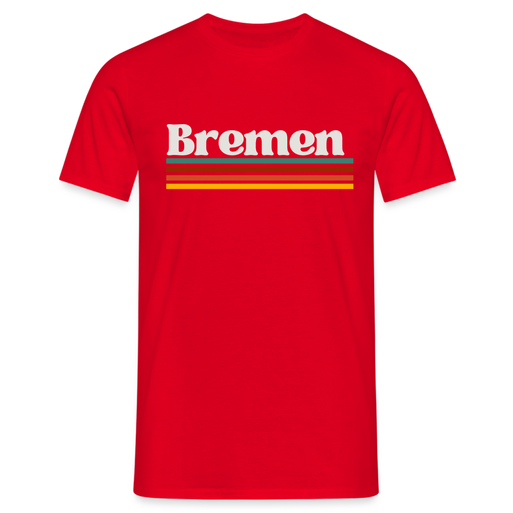 T-Shirt Bremen "Retro" - Rot