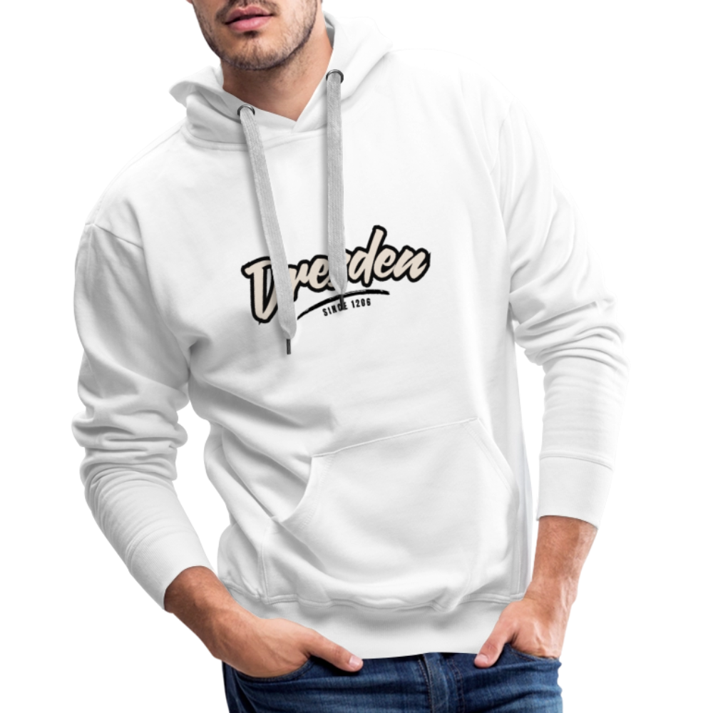 Hoodie Dresden "Graffiti Tag" - Weiß
