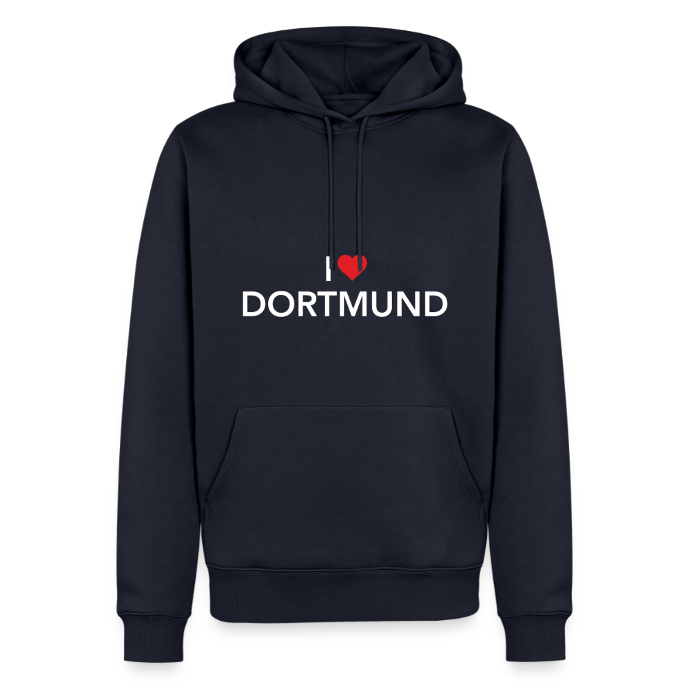 Hoodie "I Love Dortmund" - Navy