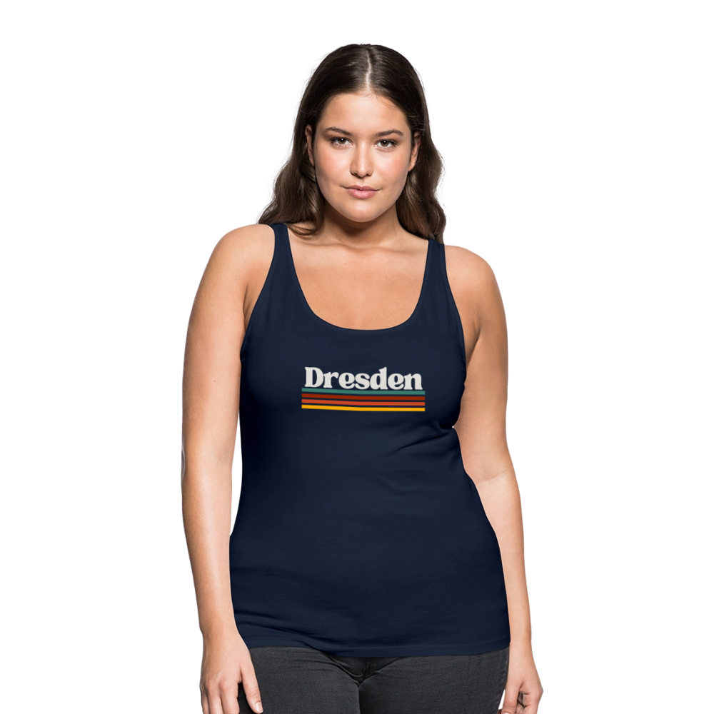 Tanktop Ladies Dresden "Retro" - Navy