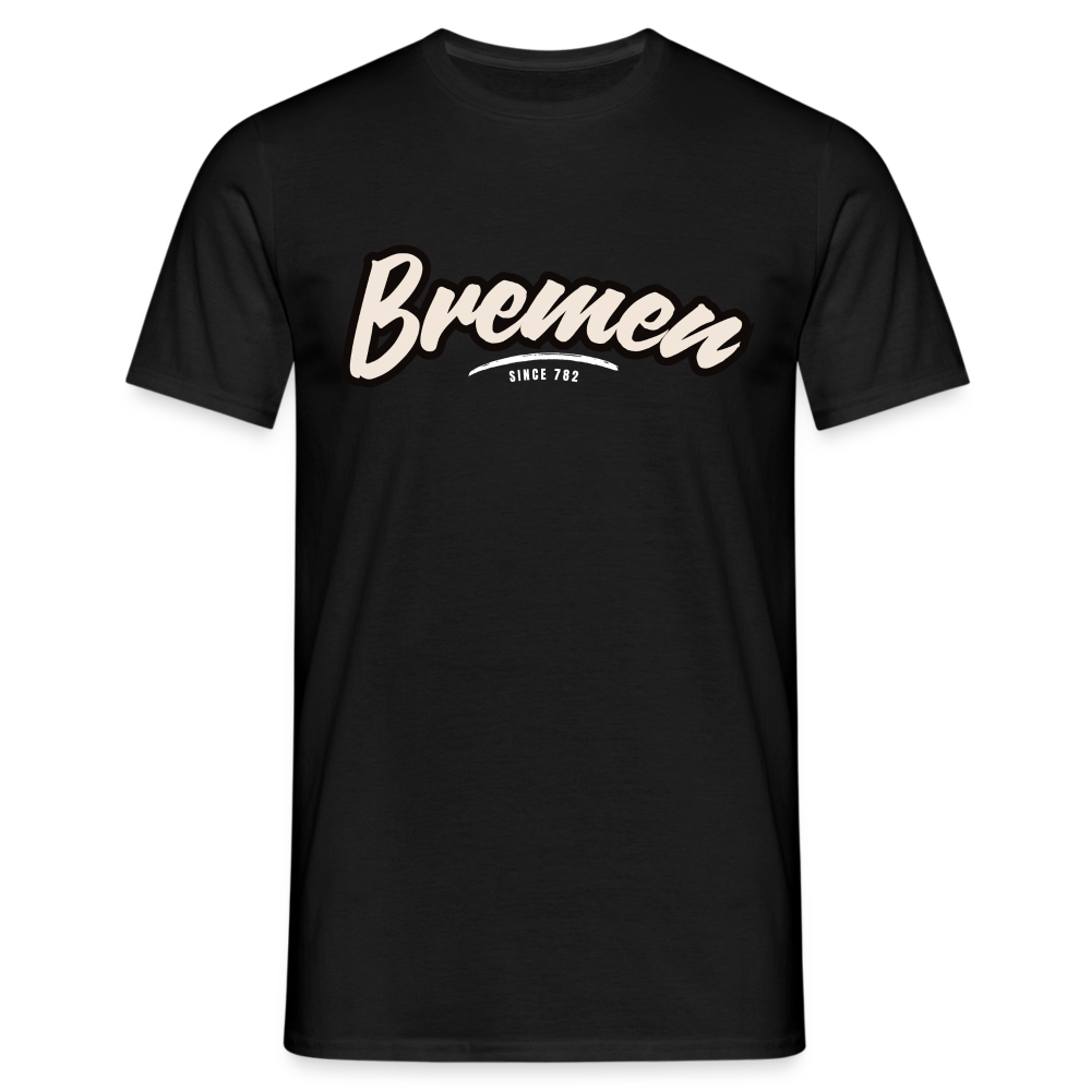 T-Shirt Bremen "Graffiti Tag White" - Schwarz