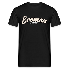 T-Shirt Bremen "Graffiti Tag White" - Schwarz