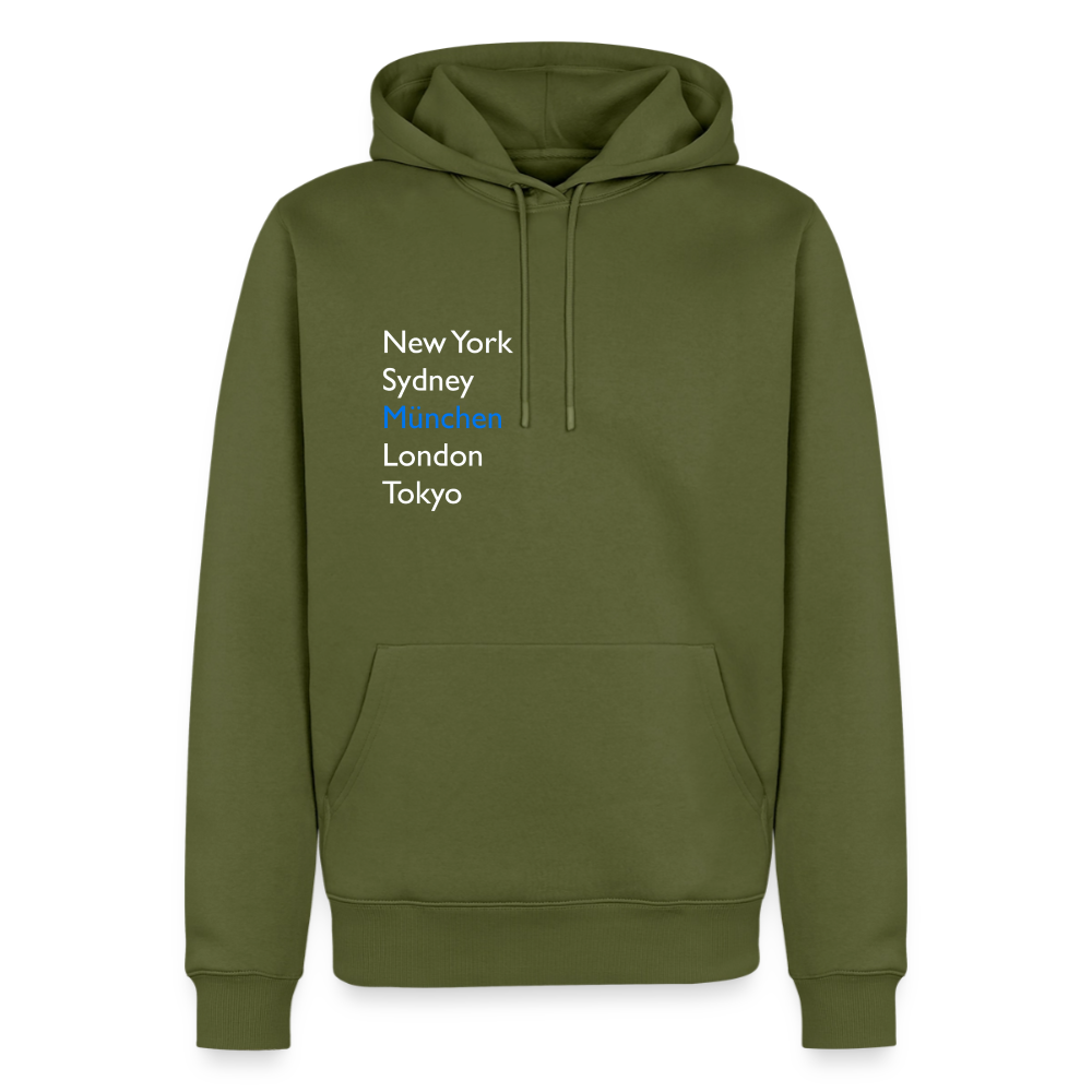 Hoodie München "Metropolen" Bright Edition - Khaki