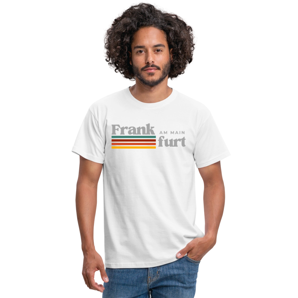 T-Shirt Frankfurt (Main) "Retro" - Weiß