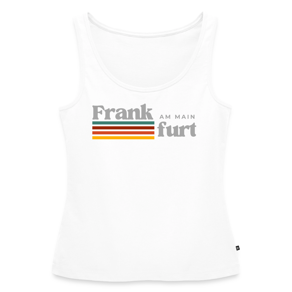 Tanktop Ladies Frankfurt (Main) "Retro" - Weiß