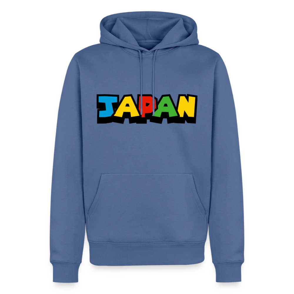Hoodie Japan "Mario Style" - Taubenblau