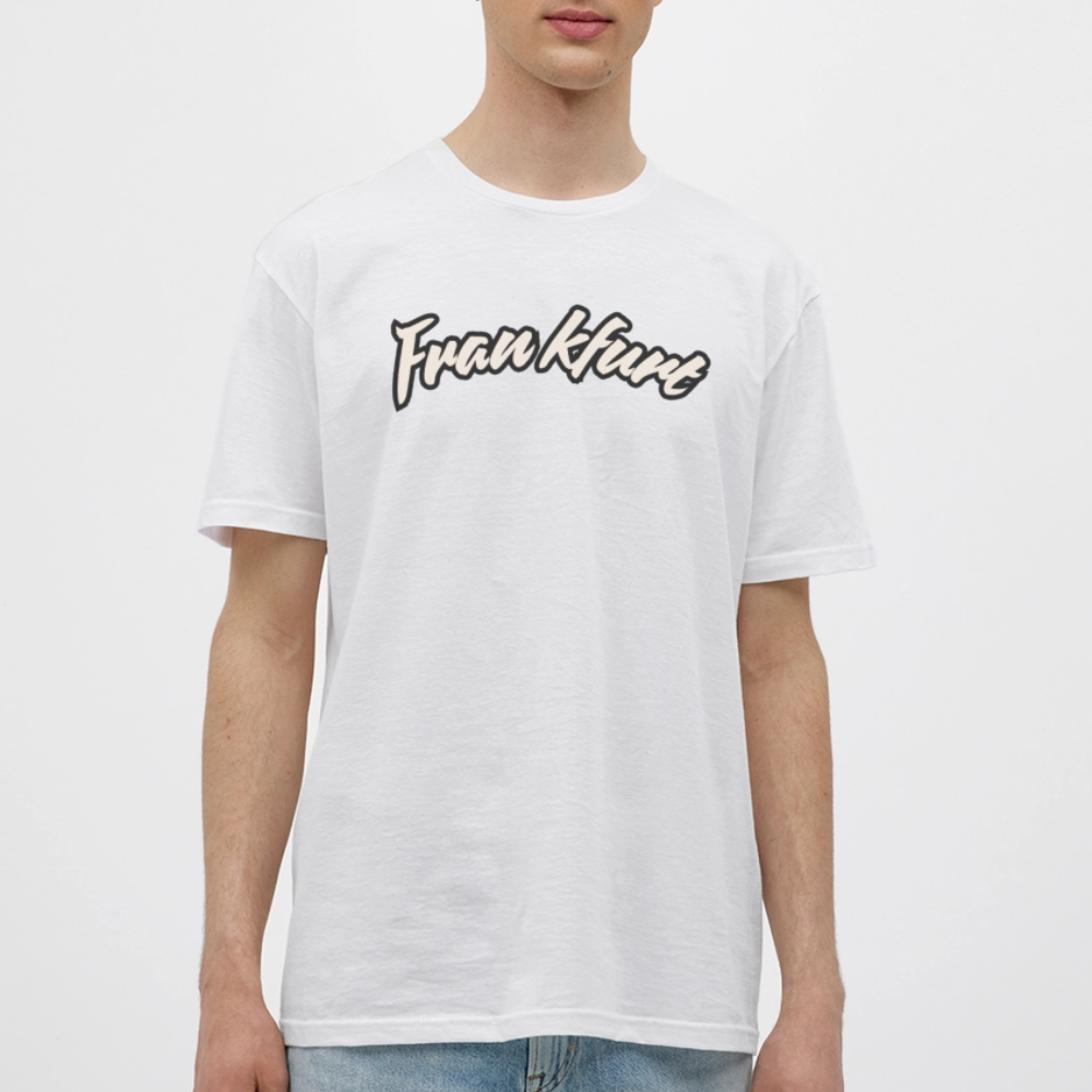 T-Shirt Frankfurt (Main) "Graffiti Tag White" - Weiß