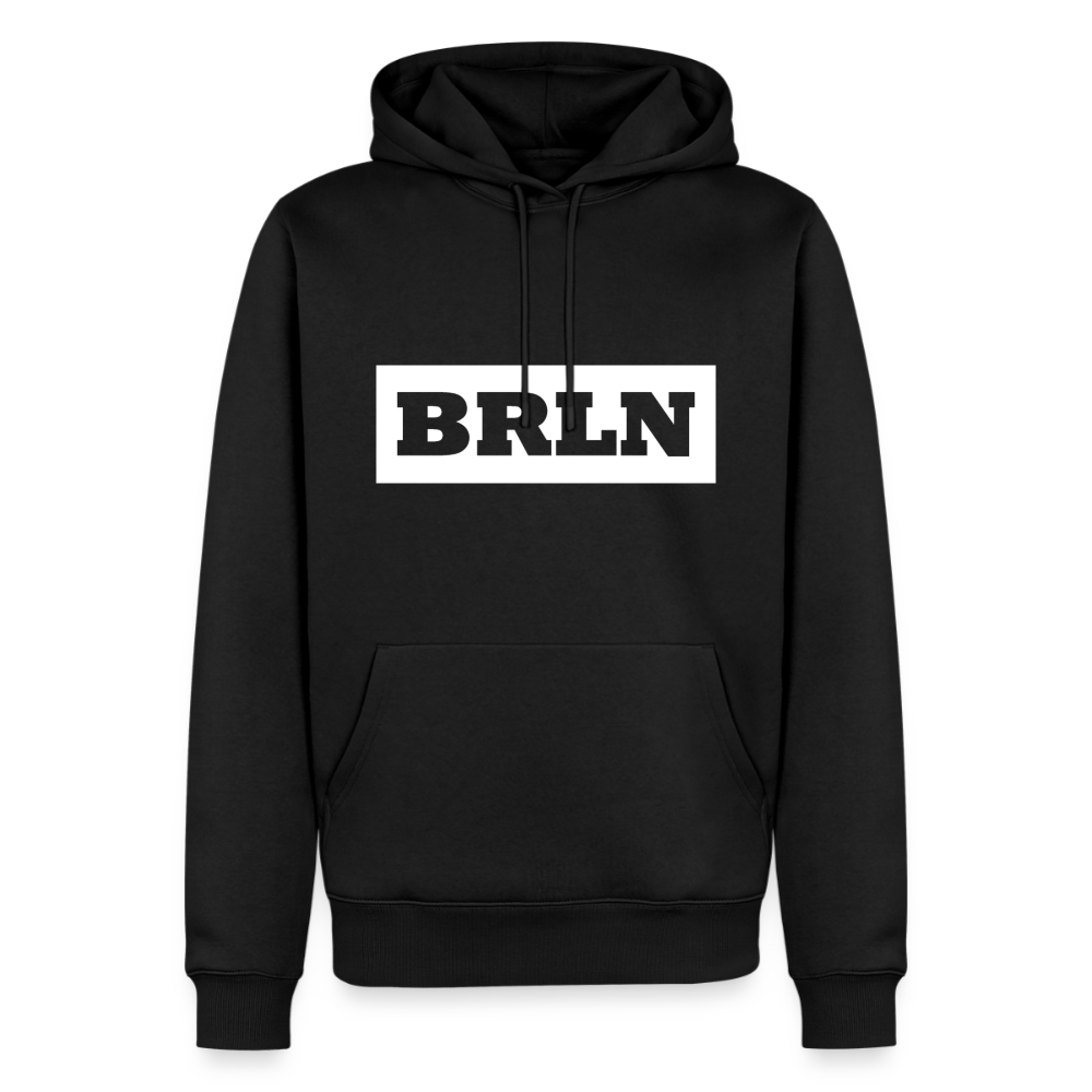 Hoodie Berlin "BRLN" Bright Edition - Schwarz
