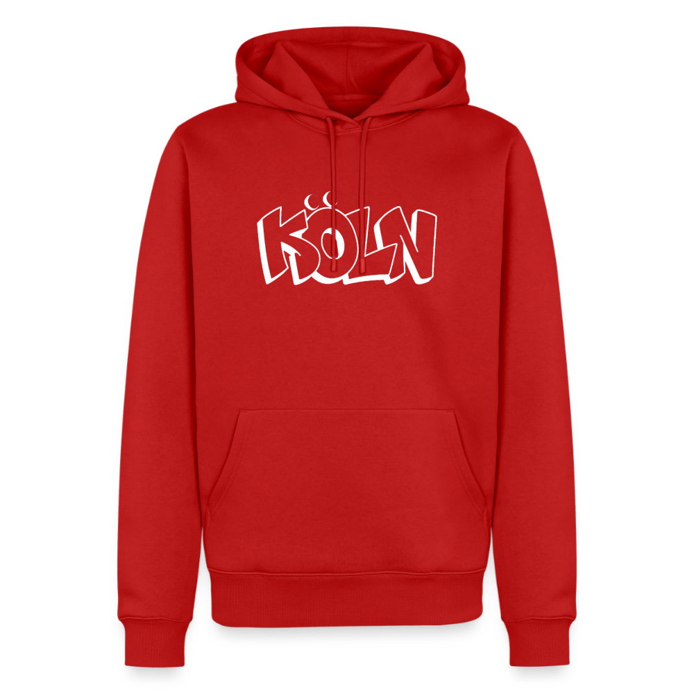 Hoodie Köln "Graffiti" Bright Edition - Rot