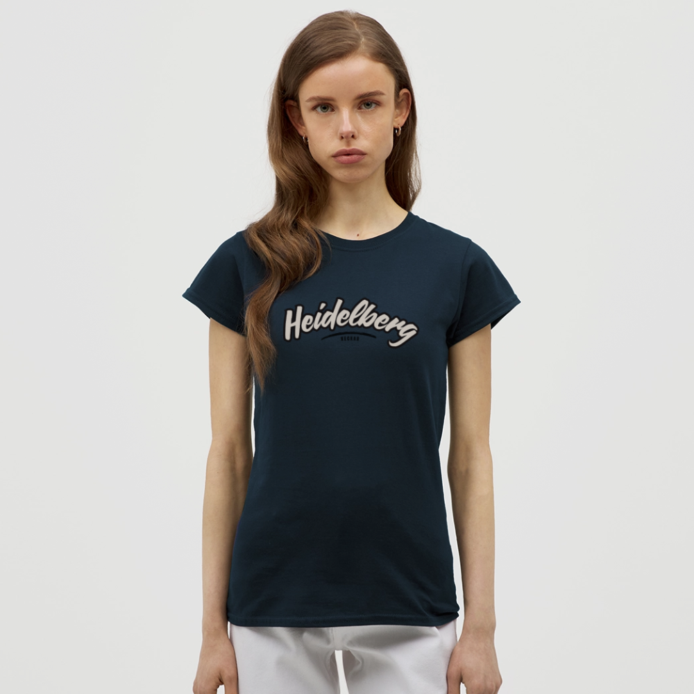 T-Shirt Ladies Heidelberg "Graffiti Tag" - Navy