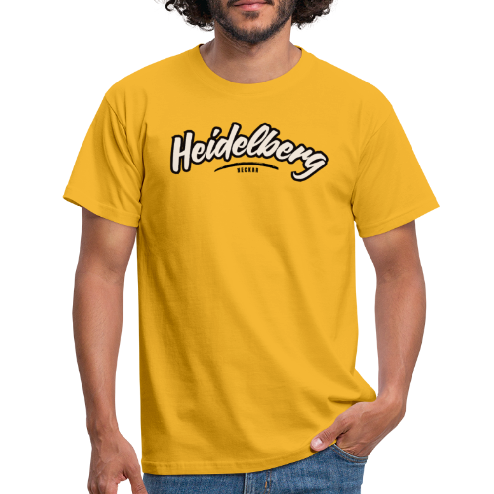 T-Shirt Heidelberg "Graffiti Tag" - Gelb