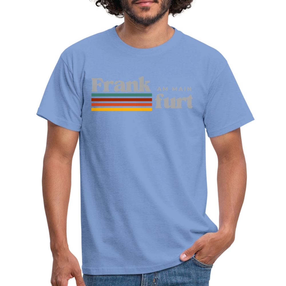 T-Shirt Frankfurt (Main) "Retro" - carolina blue